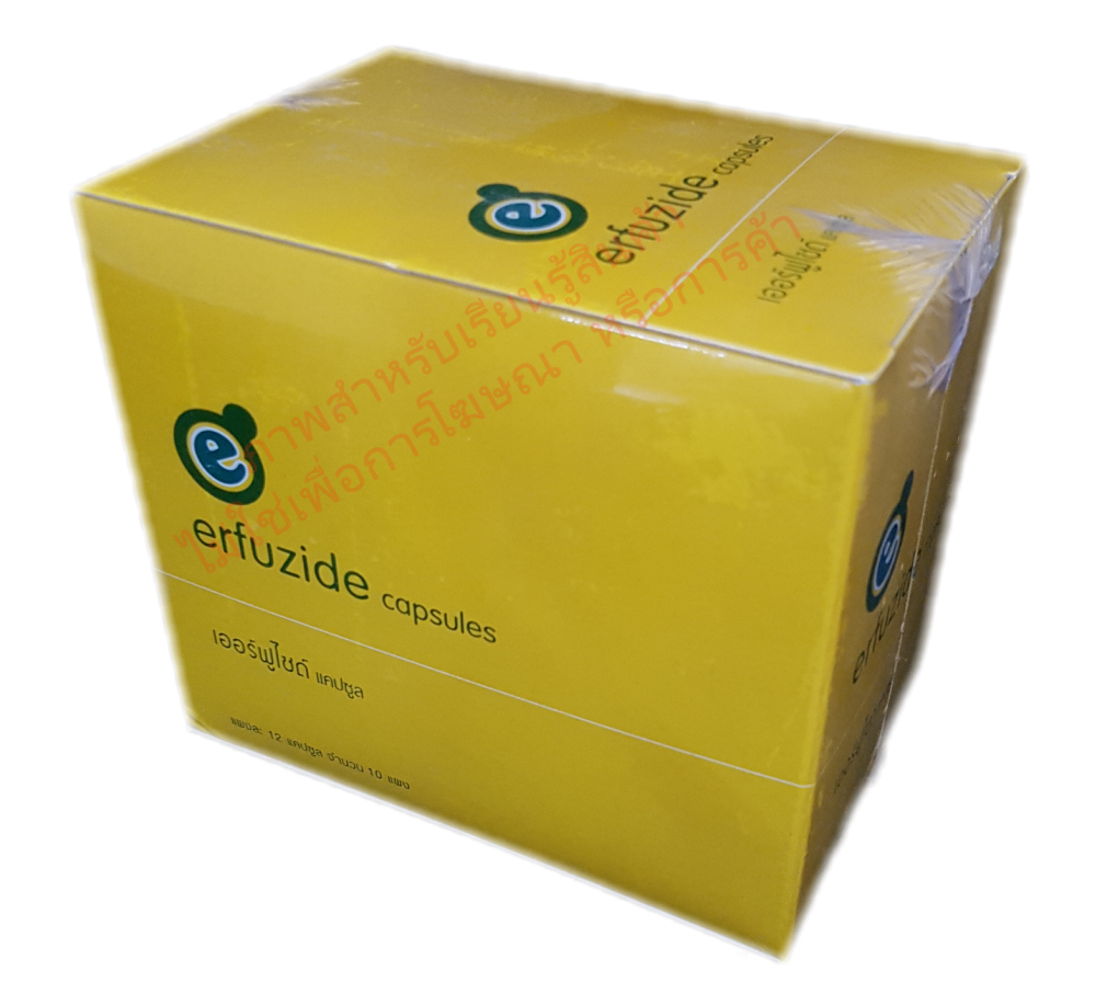 ERFUZIDE cap 10*12′s nifuroxazide 200 mg(HEAD CD)